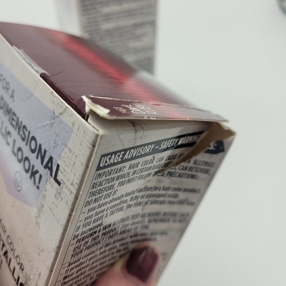 Schwarzkopf Got2b Metallics Permanent Hair Color Dye M68 Dark Ruby (Pack of 2) - Picture 7 of 7